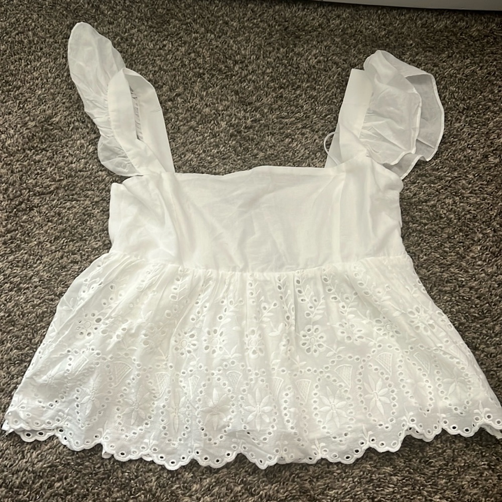 Lulus NWT white blouse!